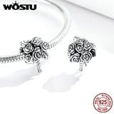 925 Sterling Silver Bouquet Beads Charm Bracelet Making