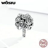 925 Sterling Silver Bouquet Beads Charm Bracelet Making