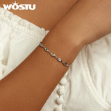 925 Silver Bracelet Woman Jewelry Demon Eye Female Gift