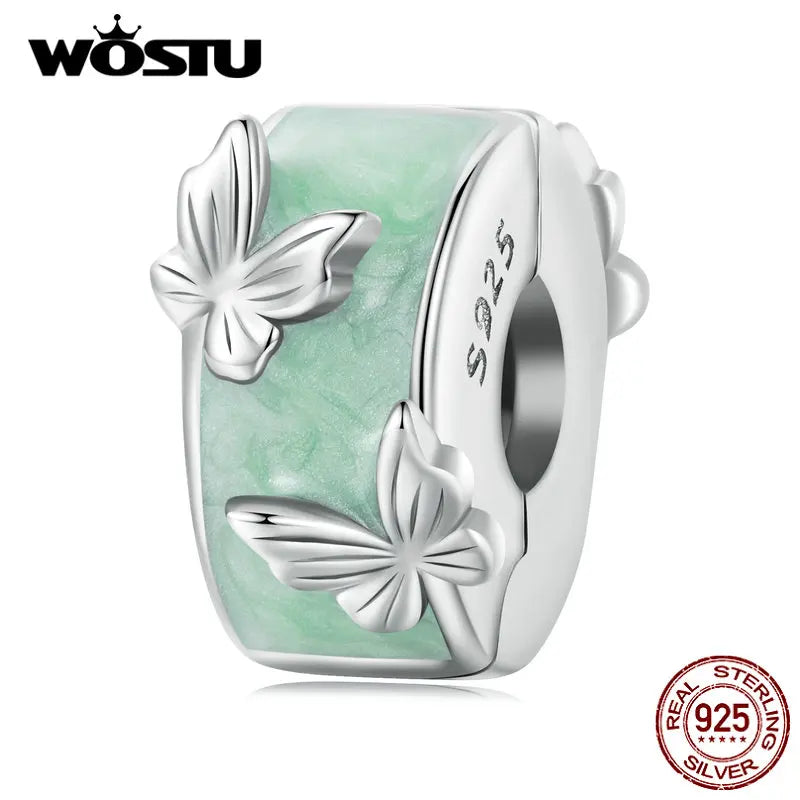 925 Silver Butterfly Flower&Bird Charm for Bracelet & Necklace