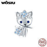 925 Silver CZ Pendant Fairy Garden Charm Bracelet DIY Necklace Jewelry