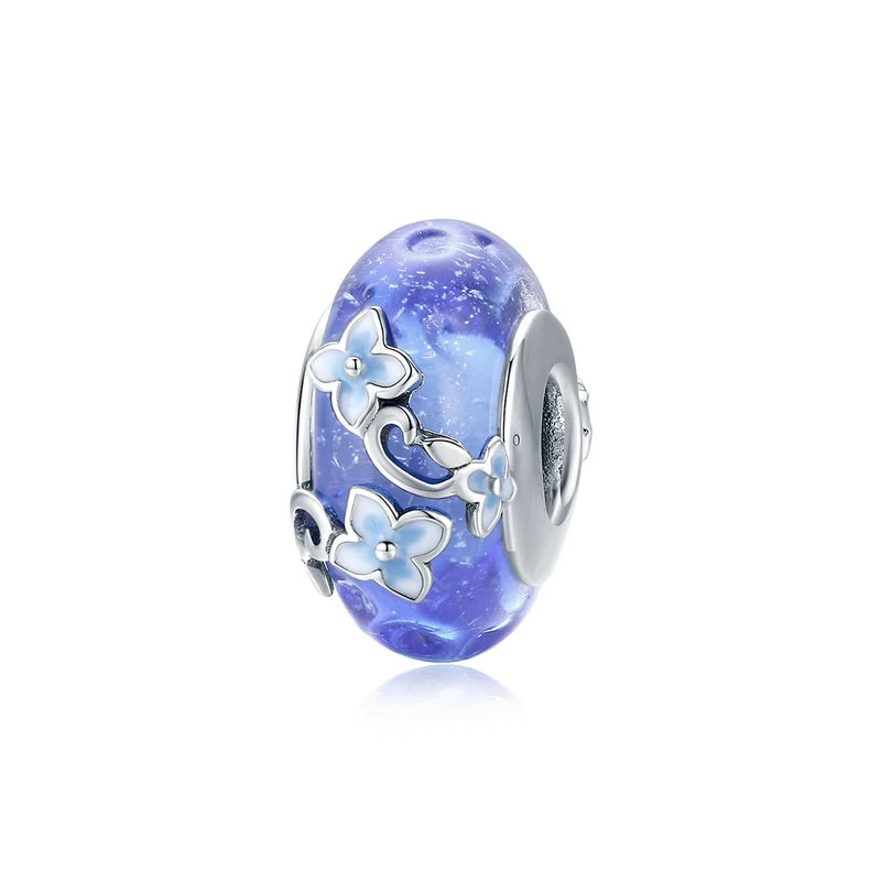 925 Silver CZ Pendant Fairy Garden Charm Bracelet DIY Necklace Jewelry