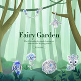 925 Silver CZ Pendant Fairy Garden Charm Bracelet DIY Necklace Jewelry