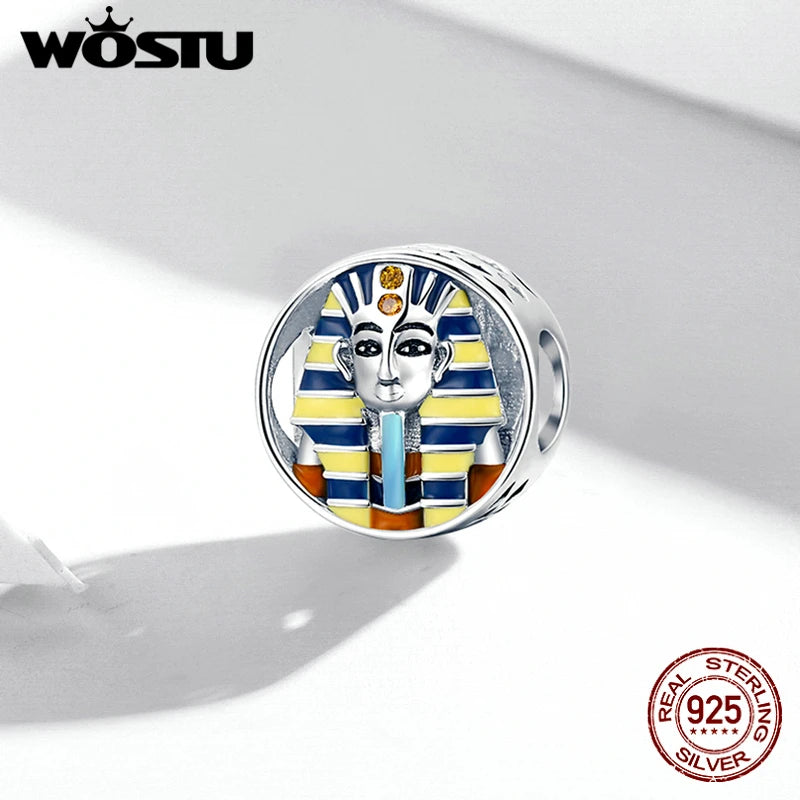 925 Silver Egypt-Pharaoh Charm Pendant