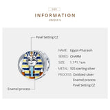925 Silver Egypt-Pharaoh Charm Pendant
