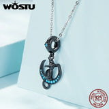925 Silver Plated Witch Cat Pendant Charm Bead for DIY Jewelry