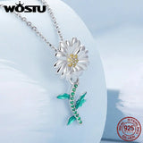 925 Sterling Silver Flower Charms Zircon Bird Beads for Bracelet DIY