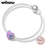 925 Silver Heart Charm Bead Pendant For Women Jewelry