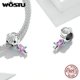 925 Silver Boy Girl Charms Pendant For DIY Jewelry
