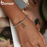 925 Sterling Silver Sunflower Charms Beads For Bracelet Bangles