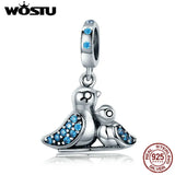 925 Silver Bird Dependency Pendant for WST Bracelets