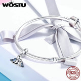 925 Silver Bird Pendant Bead for WST Bracelets DIY Jewelry