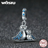 925 Silver Bird Dependency Pendant for WST Bracelets