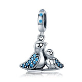 925 Silver Bird Dependency Pendant for WST Bracelets