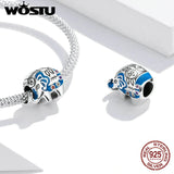 925 Silver Elephant Charm Bead Pendant for Jewelry DIY