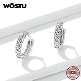 925 Silver Koala Stud Earrings Circle Earrings FNE512