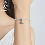 925 Silver Spider Web Heart Charm Beads for Bracelet DIY