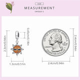 925 Silver Sun Charm Zirconia Sunglasses Pendant For Bracelet