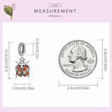 925 Silver Ladybug Charm Bead Pendant for Women Jewelry