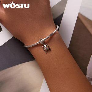 925 Silver Ladybug Charm Bead Pendant for Women Jewelry
