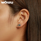 925 Sterling Silver Mini Elephant Stud Earrings for Women