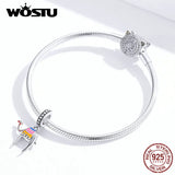 925 Silver Desert Camels Dangle Charms for Bracelet Pendant Necklace