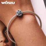 925 Silver Egypt Flower Charms Eye of Horus Pendants DIY Bracelet Jewelry