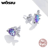 925 Sterling Silver Enamel Marine Charm for Bracelets Jewelry