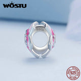 925 Silver Rose Flower Charm for Bracelet & Necklace