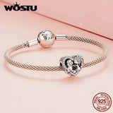925 Silver Girl Boy Pet Bead Zircon Charms for Bracelet Necklace