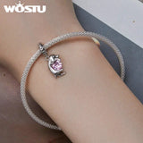 925 Silver Golden Retriever Dog Charm for Bracelet & Necklace