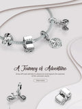 925 Silver Heart Bead Bicycle Charm for Bracelet Necklace Pendant