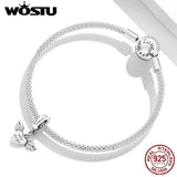 925 Silver Heart Wings My Angel Charm Pendant for Women