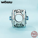 925 Silver Flower Bead & Zircon for Women