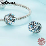 925 Silver Flower Bead & Zircon for Women