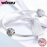 925 Silver Honeycomb Bee Beads Charm for Bracelets Necklaces 925 Jewelry