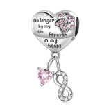 925 Silver Infinite Love Bead Love&Paw Pendant