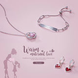 925 Silver Lover Hoop Earrings CTE484