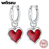 925 Silver Lover Hoop Earrings CTE484