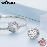 925 Silver Moon&Rose Bead Vine with Lavender Zircon for Women