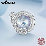 925 Silver Moon&Rose Bead Vine with Lavender Zircon for Women