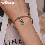 925 Silver Moon Tarot Enamel Charms for Bracelet Necklace