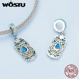 925 Silver Moon Tarot Enamel Charms for Bracelet Necklace