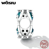 925 Silver Hourglass Charms Sun & Moon Beads For Women