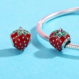 925 Silver Year Series Red Lantern Charms Chinese Beads for Bracelets