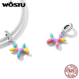 925 Silver Balloon Dog Charm Pendant for Women