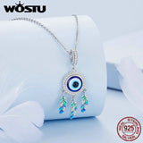 925 Silver Rainbow Dream Catcher Charms Pendant Devil's Eye Beads