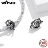 925 Silver Starfish Cat Beads Charms Pendant for Bracelet
