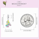 925 Silver Roller Skate Charm Bead Pendant Women Jewelry