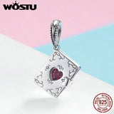 925 Sterling Silver Love Letter Charms for DIY Bracelet